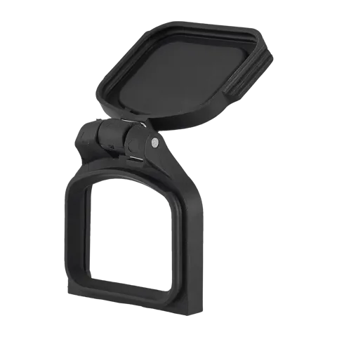 Objektivabdeckung Flip-up - Hinten Undurchsichtig / Schwarz für Acro® C-2 / P-2 - 2