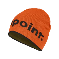 Aimpoint® Beanie - Knitted Orange and green reversible warm hat 