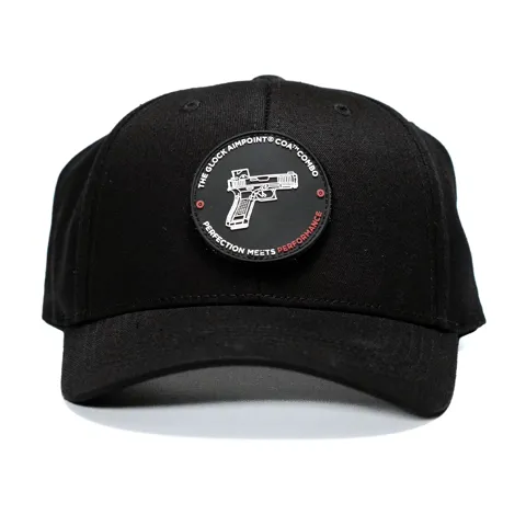 Casquette Aimpoint® - Noir avec GLOCK X COA® Combo patch - 1
