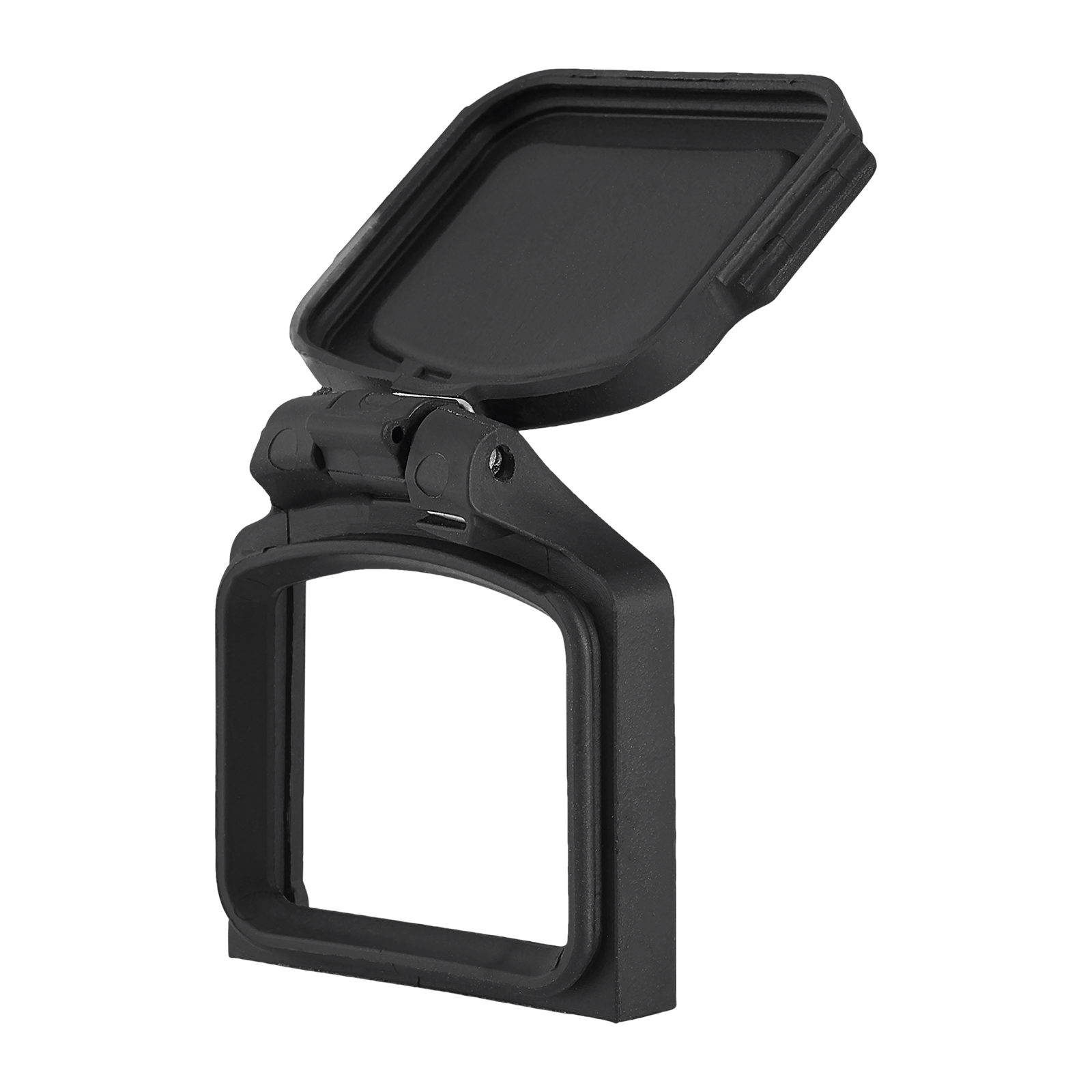 Lens cover flip-up - Front Solid / black for Acro™ C-2 / P-2