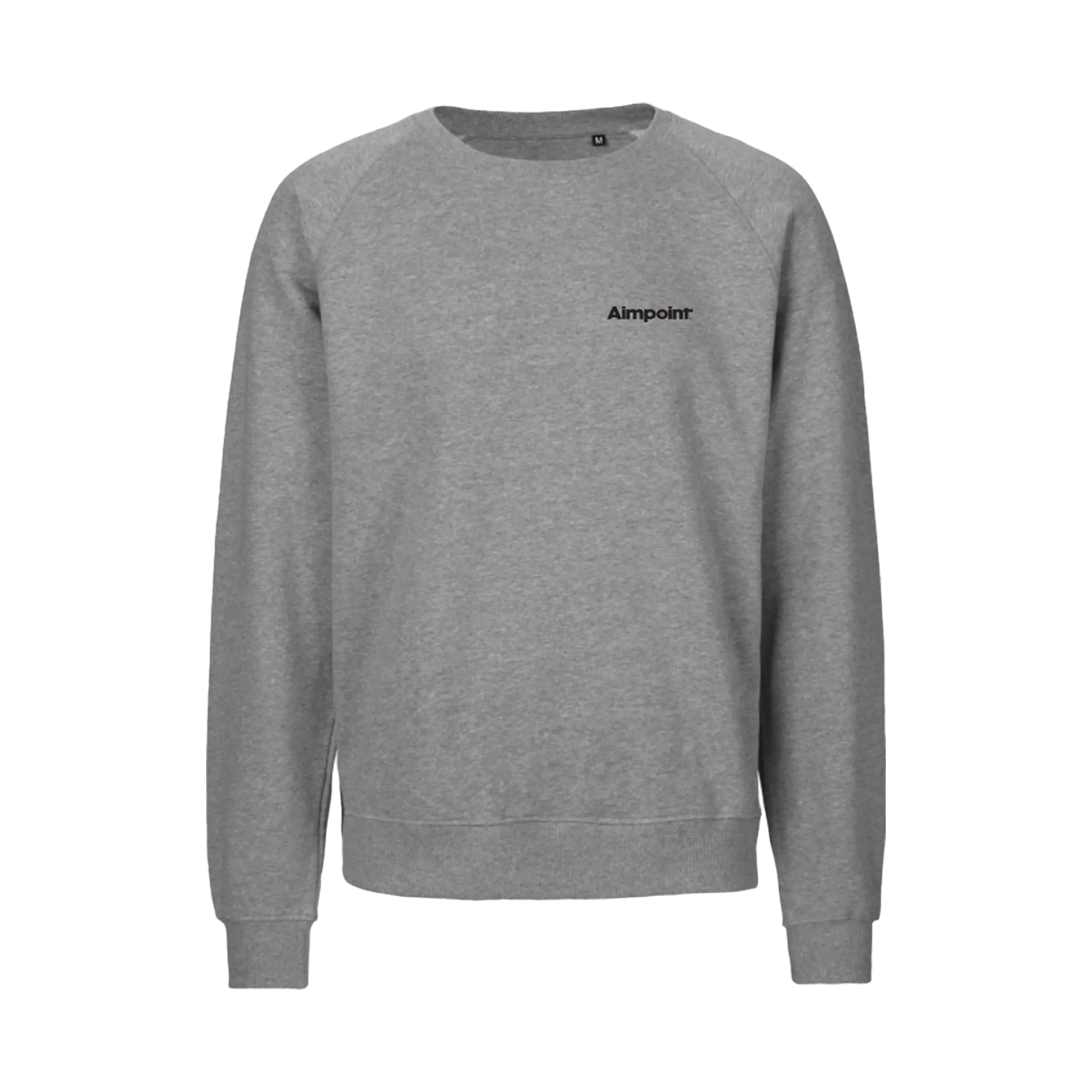 Aimpoint® Sweatshirt – Unisex passform Ljusgrå – Tiger Cotton 
