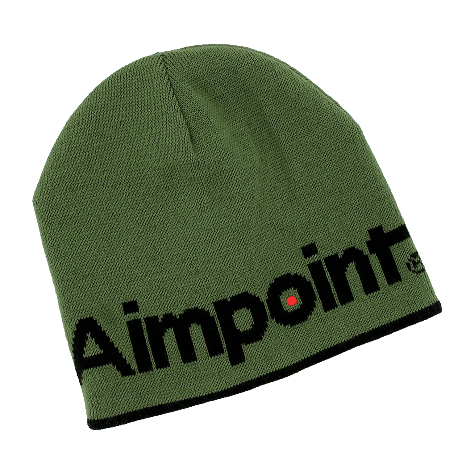 Aimpoint® Beanie - Knitted Orange and green reversible warm hat  - 7