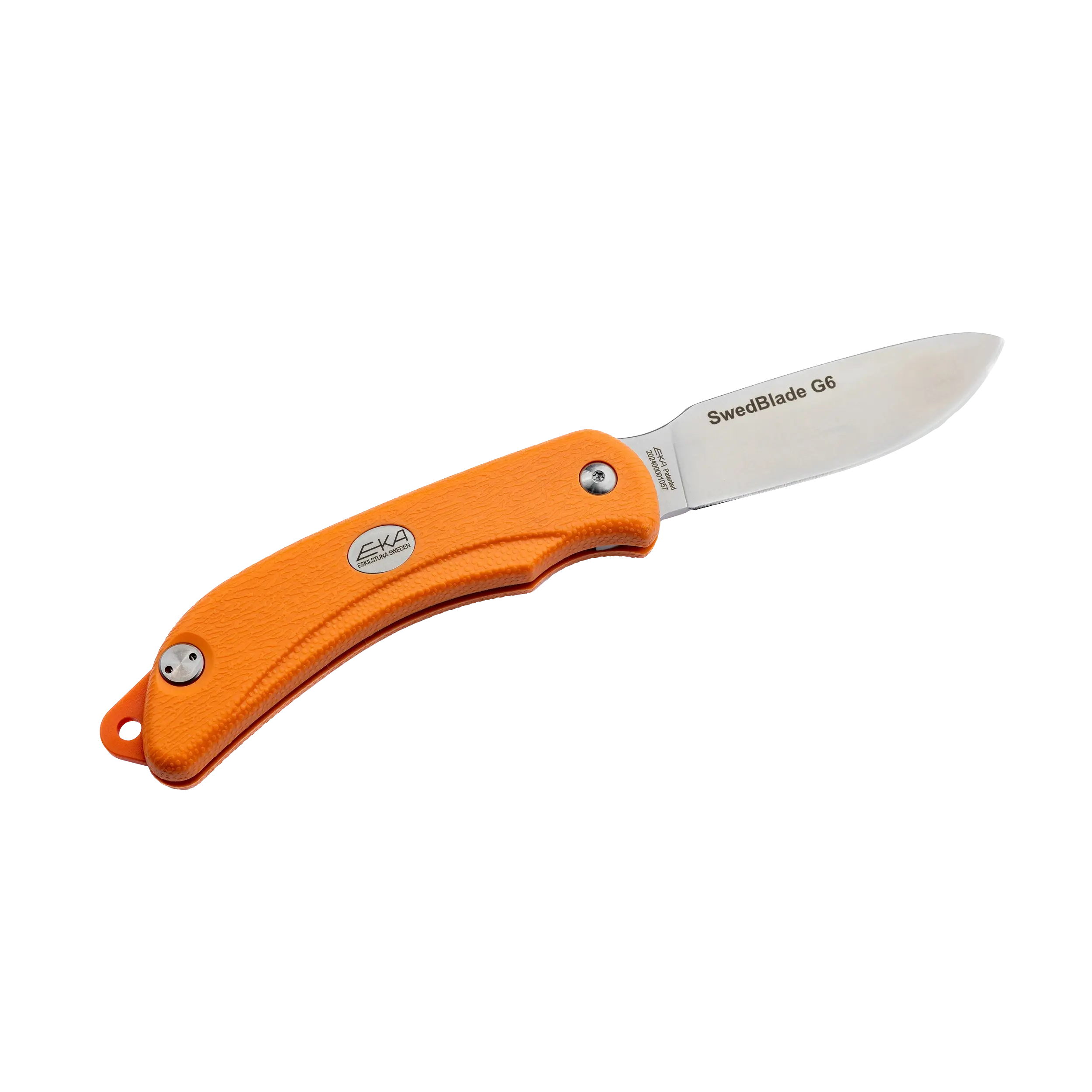 AIMPOINT x EKA SwedBlade G6 Jagdmesser Orange mit AIMPOINT® Logo  - 2