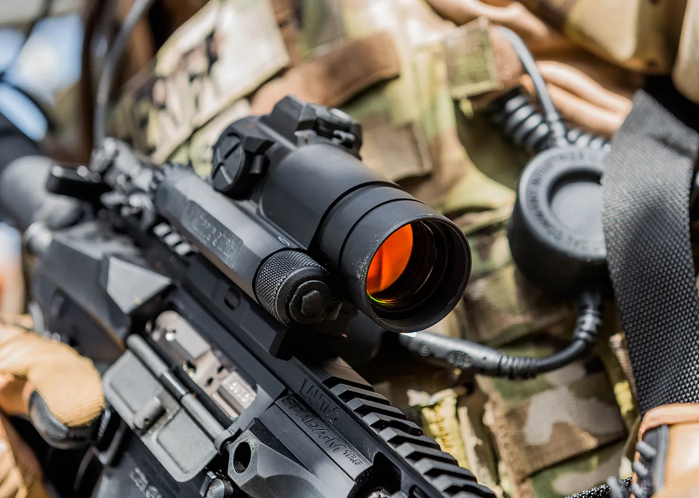 Comp™ M4s 2 MOA - Red dot reflex sight with standard spacer and QRP2 ...