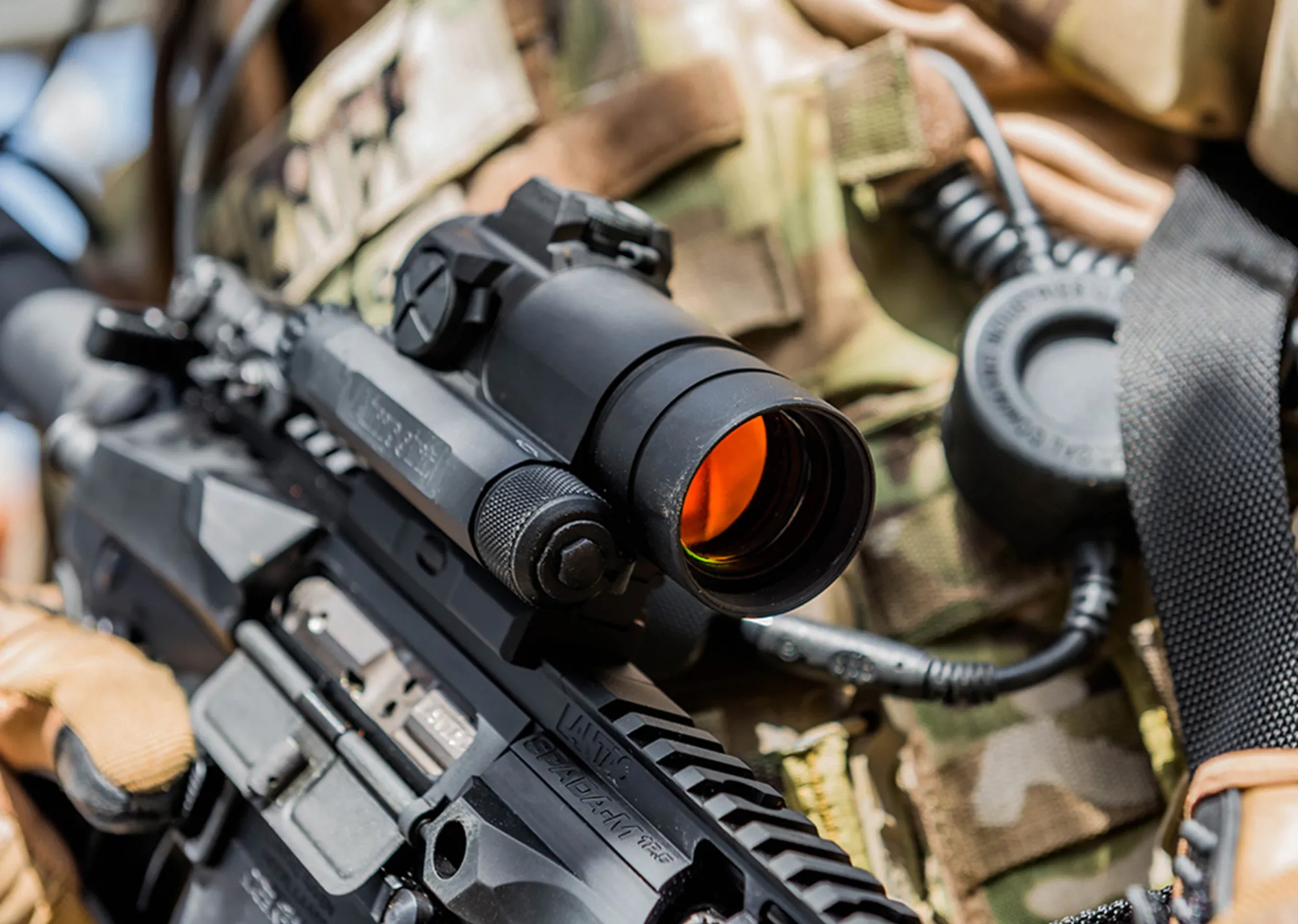 Comp™ M4s 2 MOA - Red dot reflex sight with standard spacer and QRP2 ...