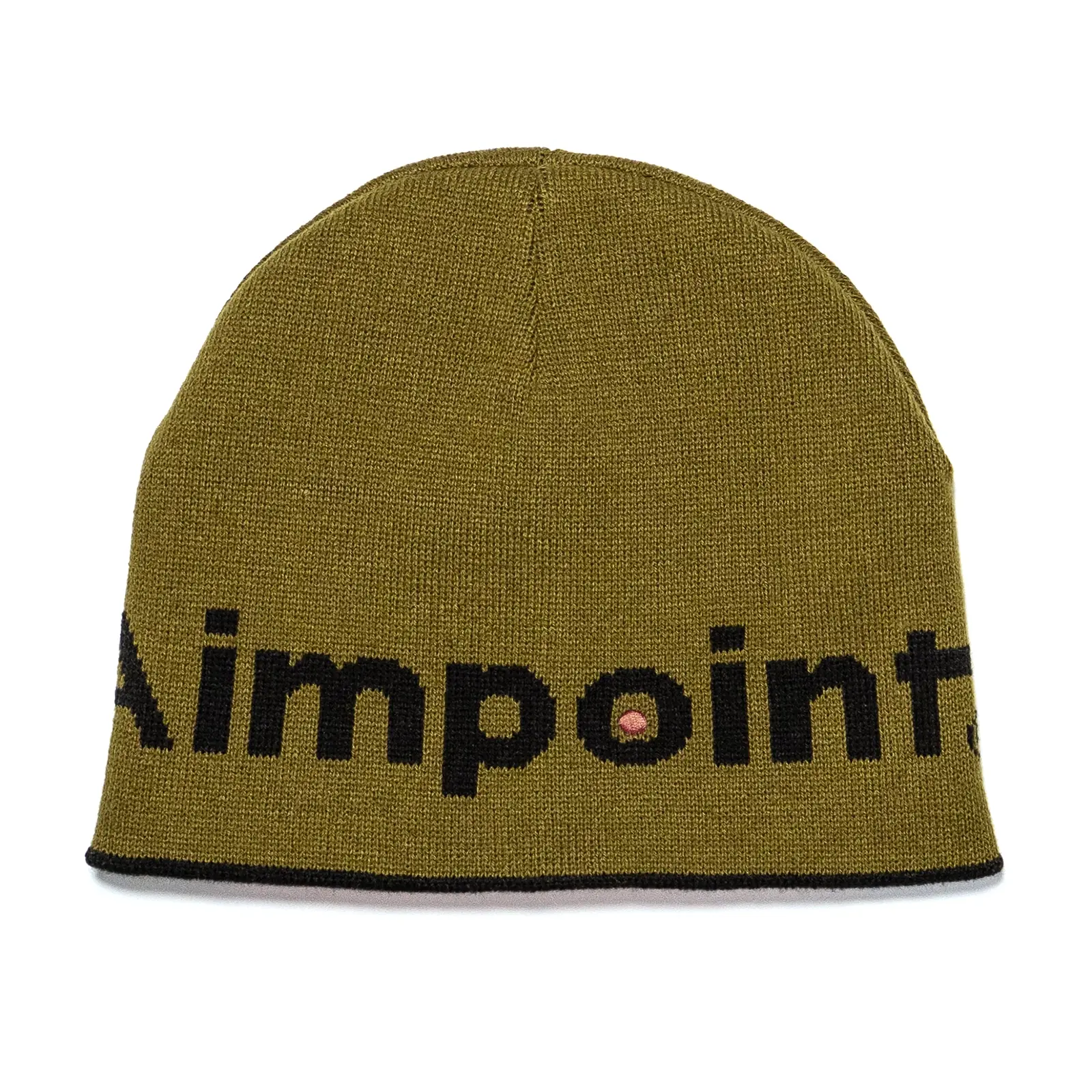 Aimpoint® Mössa - Stickad Varmfodrad, vändbar mössa orange och grön 