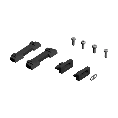 Micro S-1™ Base plates for ventilated thin shotgun rib Set: A + B + 01 + 02 - 1