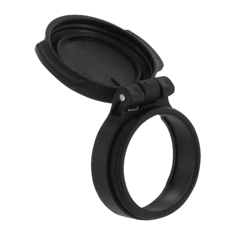 Lens cover flip-up - Front Solid / black for Micro™ H-2 / T-2 and Comp™ M5 / M5s - 6