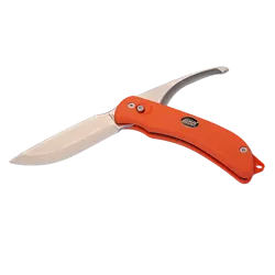 Knife, EKA® Swingblade G3 - Orange Hunting combination knife with belly opener 
