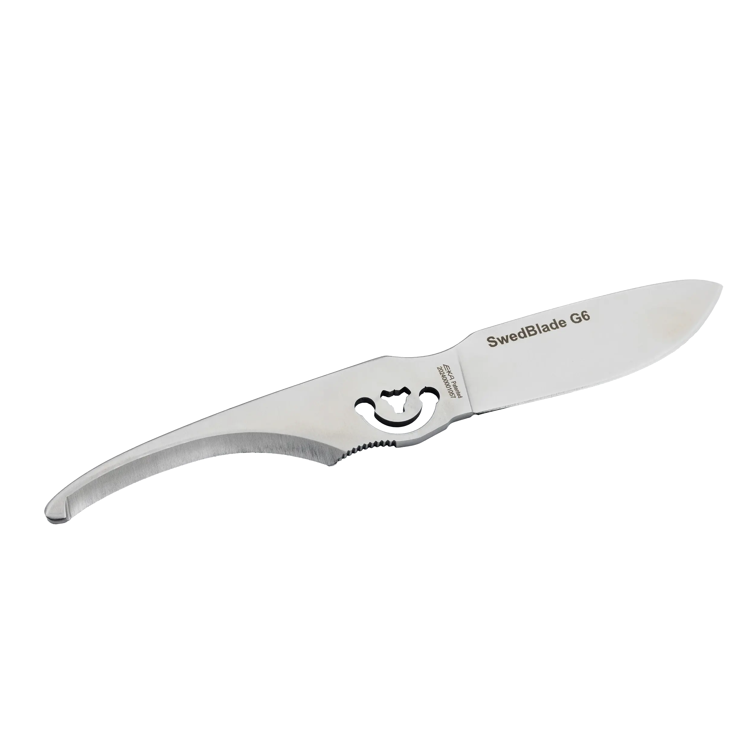 AIMPOINT x EKA SwedBlade G6 Jagdmesser Orange mit AIMPOINT® Logo  - 5
