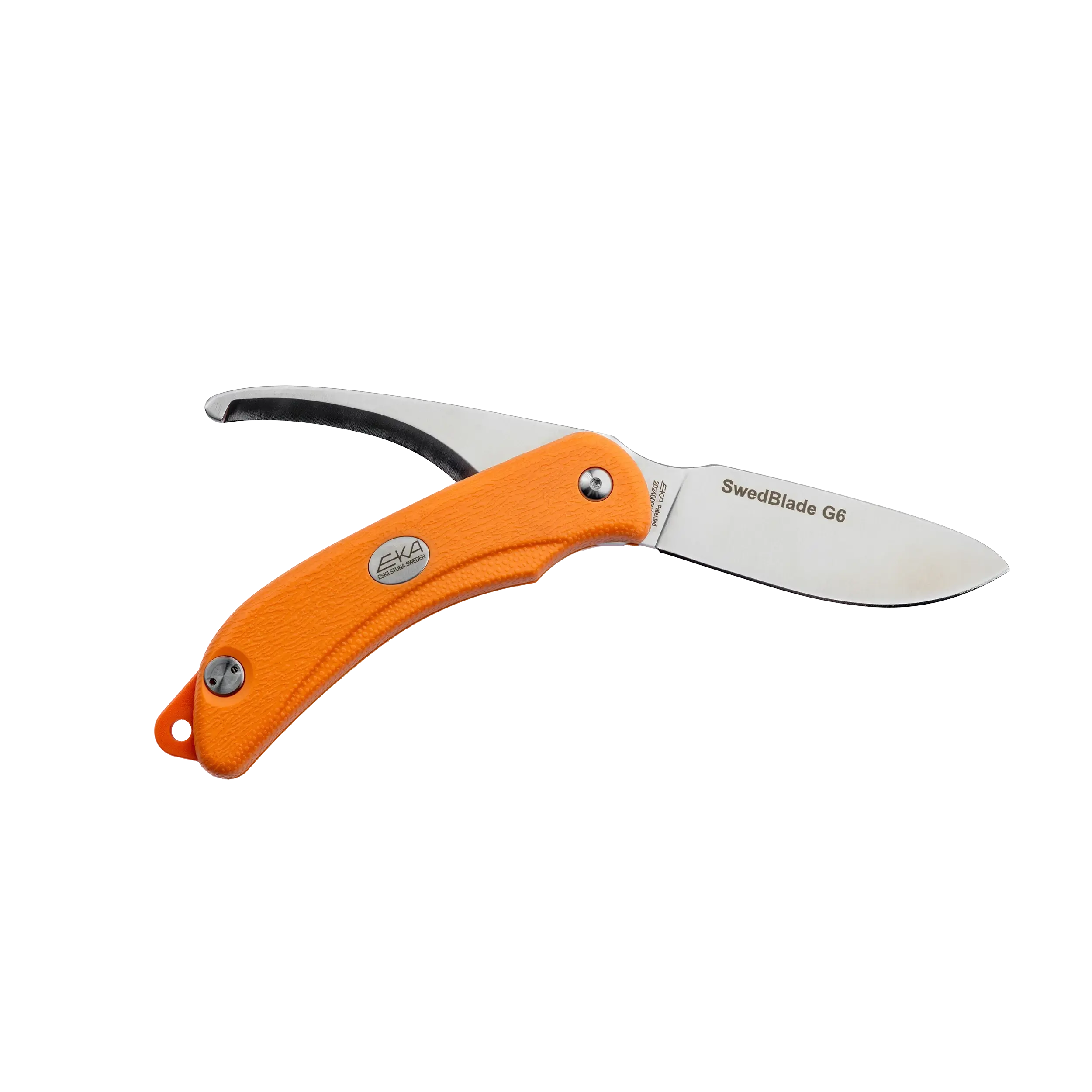 AIMPOINT x EKA SwedBlade G6 Jagdmesser Orange mit AIMPOINT® Logo  - 1