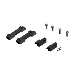 Micro S-1™ Base plates for ventilated thick shotgun rib Set: C + D + 03 + 04