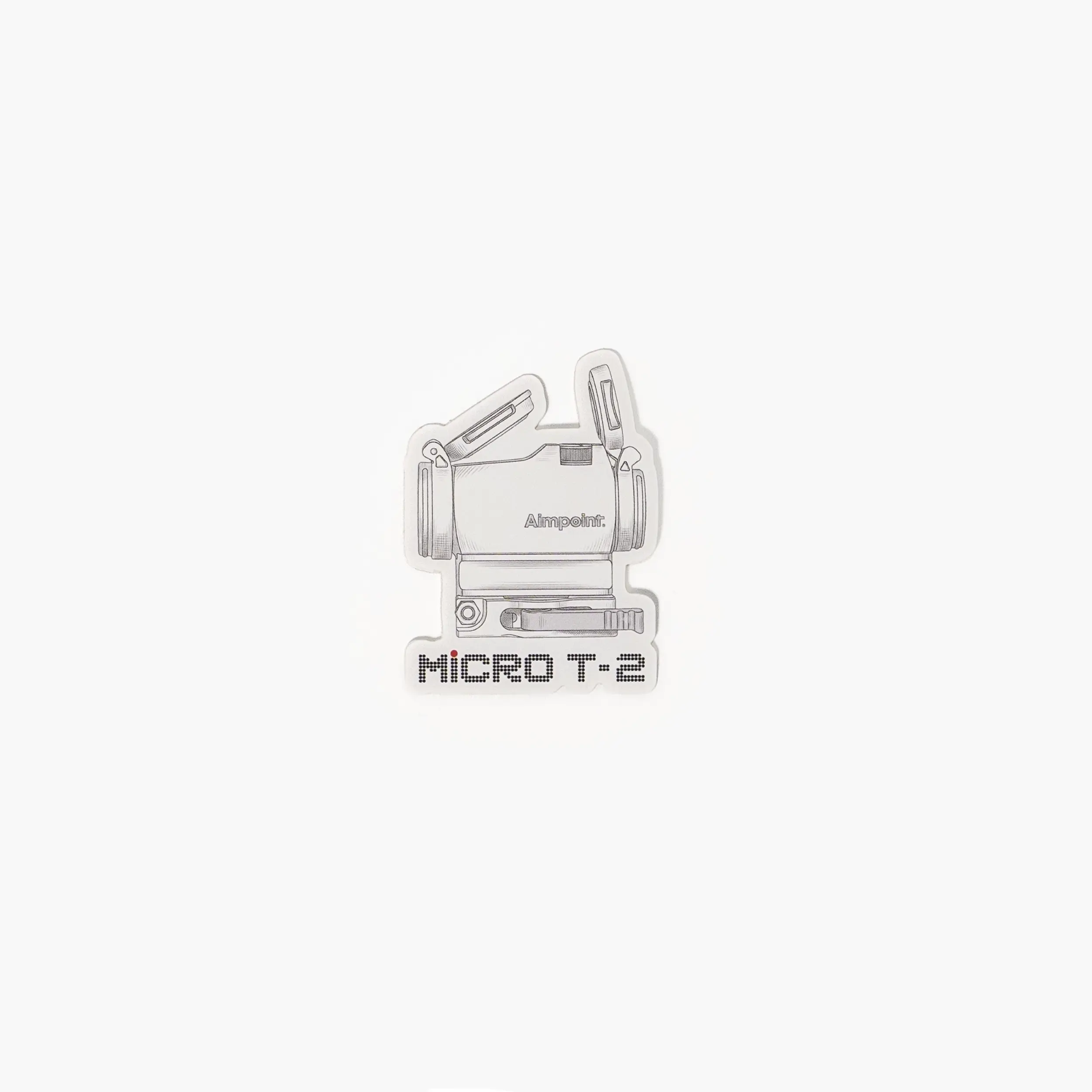Aimpoint® T-shirt - White [S] Micro™ T-2 - Trust Earned Under Pressure Limited Edition - 4