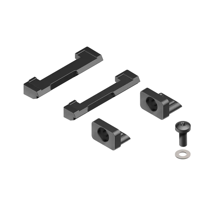 Acro™ S-2 Base plates for ventilated thin shotgun rib Set: A + B + 01 + 02