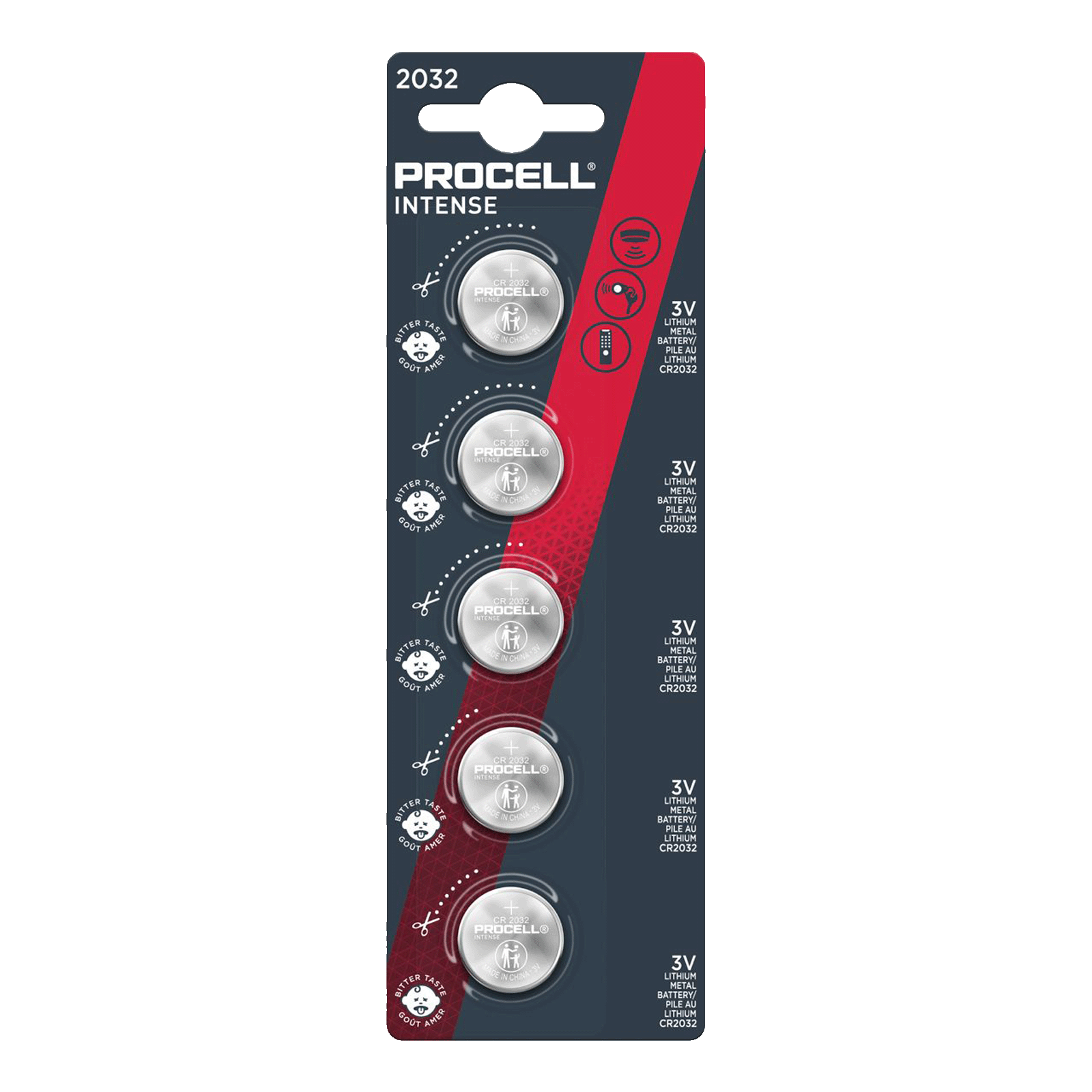Battery – CR2032 Procell Lithium - 5-pack  - 2