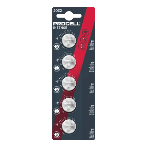 Battery – CR2032 Procell Lithium - 5-pack - 2