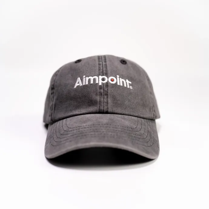 Gorra Aimpoint® “Dad Cap” – Negro lavado Edición limitada