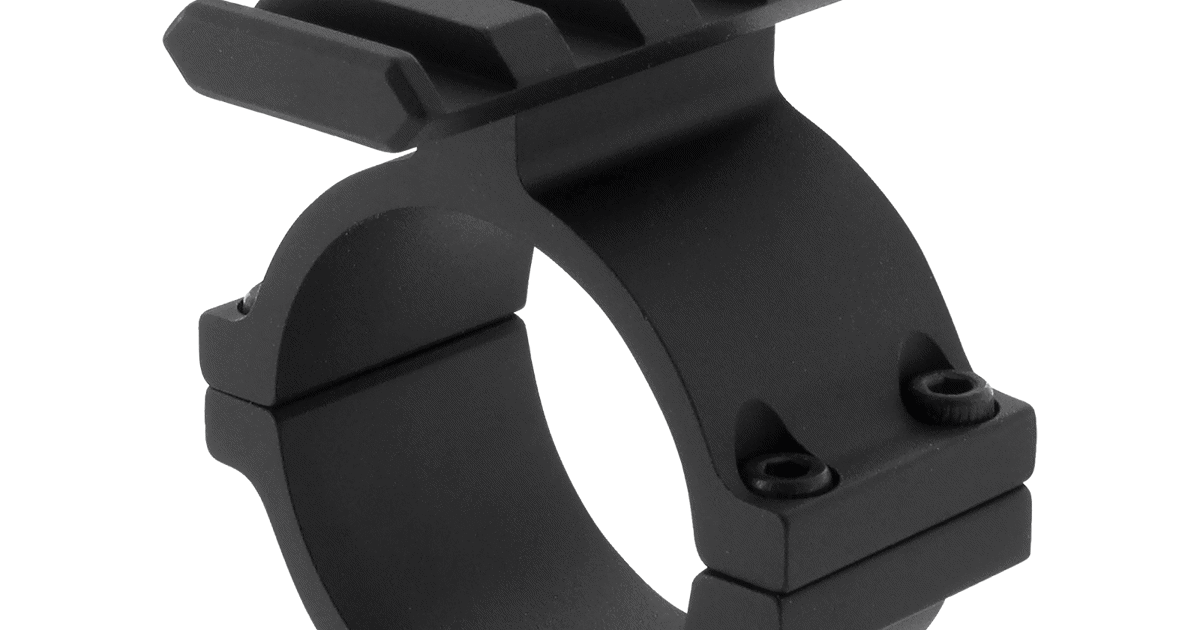 25.4mm One Piece High Profile Picatinny Scope Rings 20mm Mount - Anissh