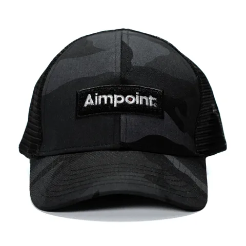 Aimpoint® Trucker Cap Svart Camo med logopatch - 1