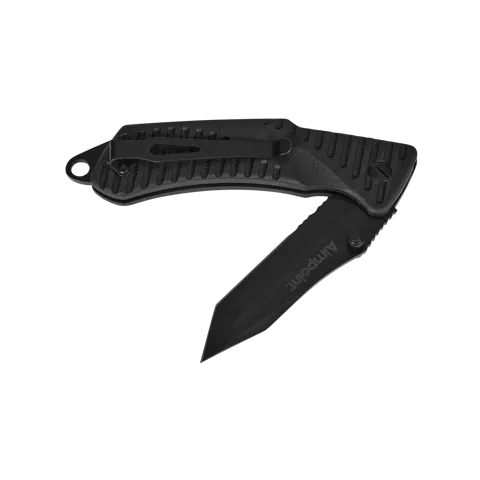Messer, EKA® Swede T9 - Schwarz Klappmesser mit Aimpoint® Logo - 1