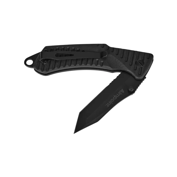 Kniv, EKA Swede T9 - Svart Fällkniv med Aimpoint® logotyp