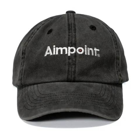 Aimpoint® Cap - Washed Black "Dad Cap" - 1