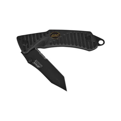 Messer, EKA® Swede T9 - Schwarz Klappmesser mit Aimpoint® Logo - 3