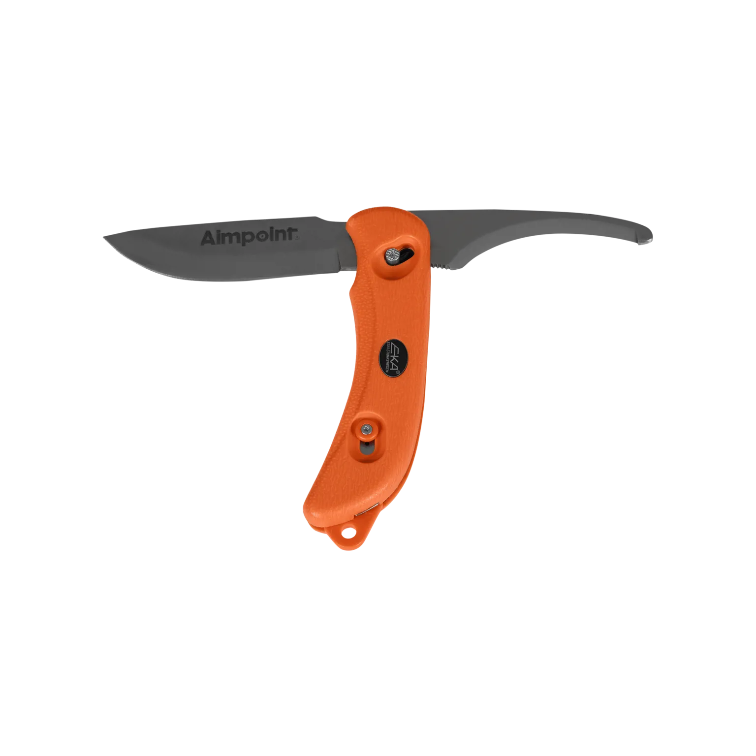Knife, EKA® Swingblade G3 - Orange Hunting combination knife with belly opener  - 5