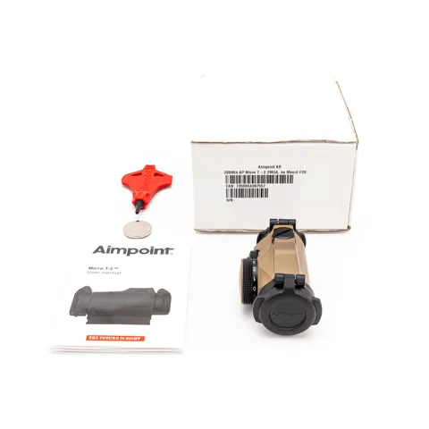 Micro™ T-2 FDE 2 MOA - Red dot reflex sight without mount - 8